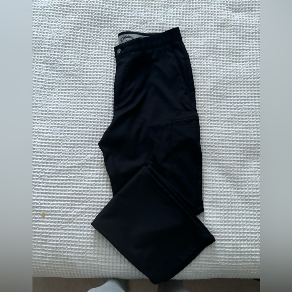 Men’s black Callaway golf pants
